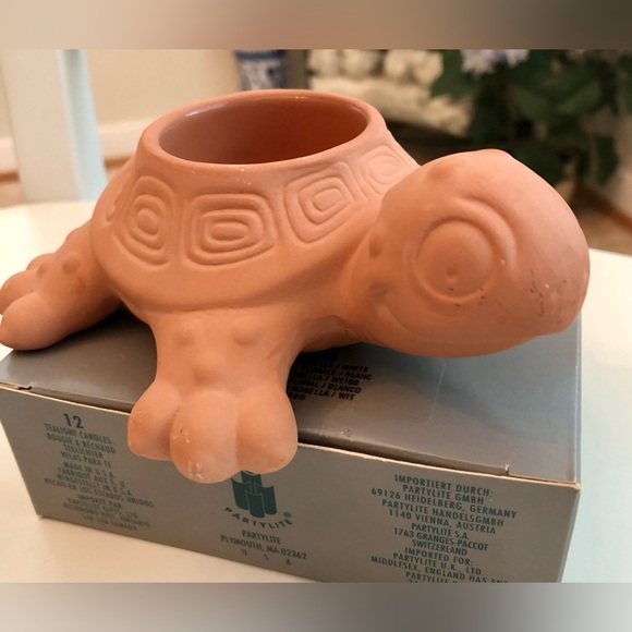 🎉PartyLite Set of 2 Terra Cotta Clay Tealight Holders - Picture 11 of 14